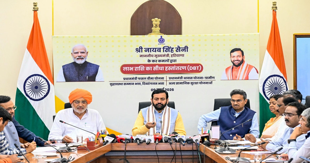 CM नायब सैनी ने 1,884 करोड़ रुपये सीधे ‘लाभार्थियों’ के बैंक खातों में भेजे, लाखों लोगों को मिली आर्थिक राहत