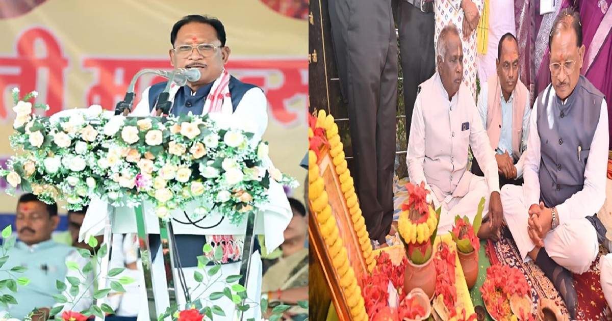 CM विष्णु देव साय सूरजपुर में ‘भक्त माता कर्मा जयंती महोत्सव’ में हुए शामिल, ₹75 लाख के विकास कार्यों की घोषणा की