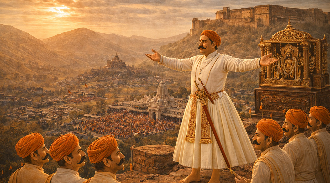 राजपूत राजा और भगवान श्री नाथ जी की गाथा: कैसे मेवाड़ ने उस मूर्ति को बचाया, जिसे मुगल नष्ट करना चाहते थे