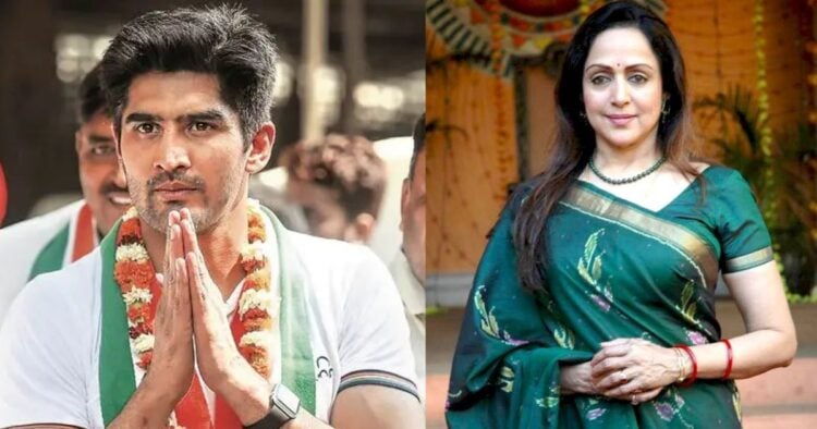 Congress has fielded Olympic medalist Vijender Singh against Hema Malini in Mathura for Lok Sabha elections 2024.