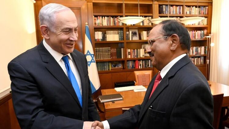 Ajit Doval met Benjamin Netanyahu in Israel, discussed many issues including the ongoing war in Gaza.