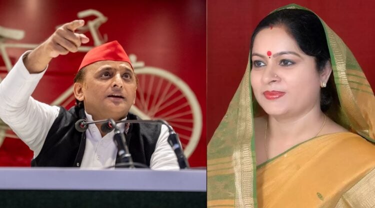 Ruchi Veera and Akhilesh yadav