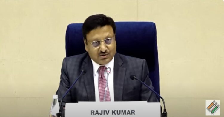 Chief Election Commissioner Rajiv Kumar (pic- Social media)