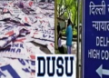 DUSU चुनाव परिणाम पर हाईकोर्ट की रोक जारी