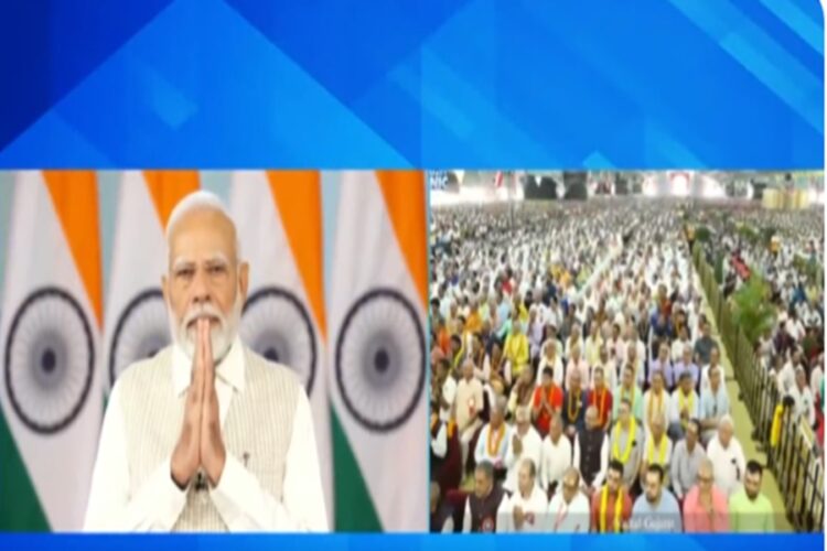 PM Modi addressing at 200th anniversary celebrations of Shree Swaminarayan Mandir in Vadtal.200