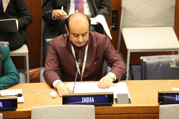 Shudhanshu Trivedi in UN