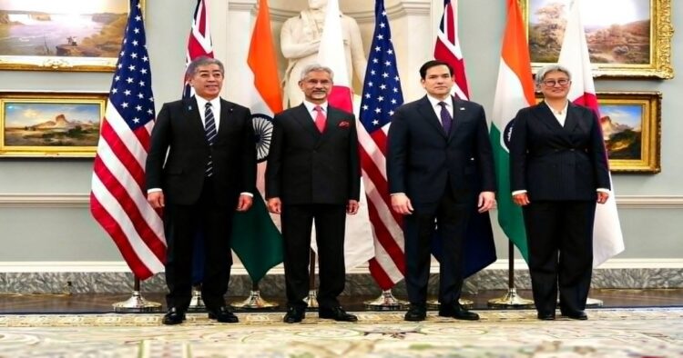 क्वाड देशों के विदेश मंत्रियों की बैठक