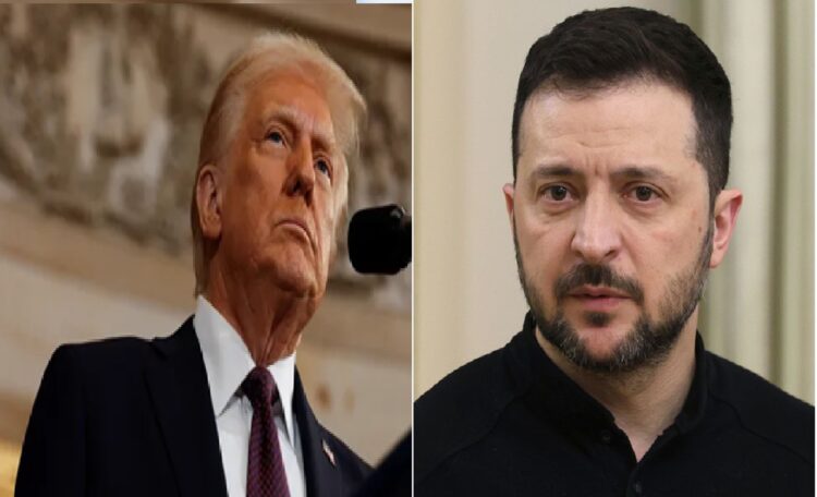 Donald Trump and Zelensky