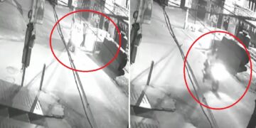 अमृतसर में मंदिर हमले का CCTV फुटेज सामने आया है