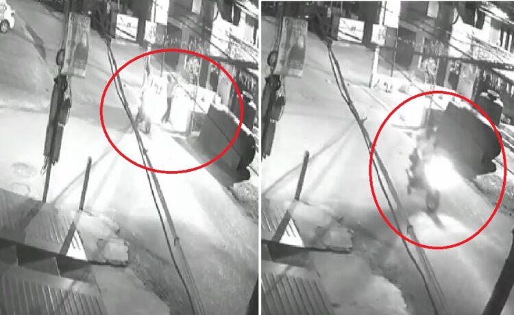 अमृतसर में मंदिर हमले का CCTV फुटेज सामने आया है