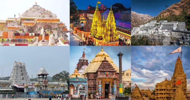 मंदिरों से अर्थव्यवस्था में योगदान