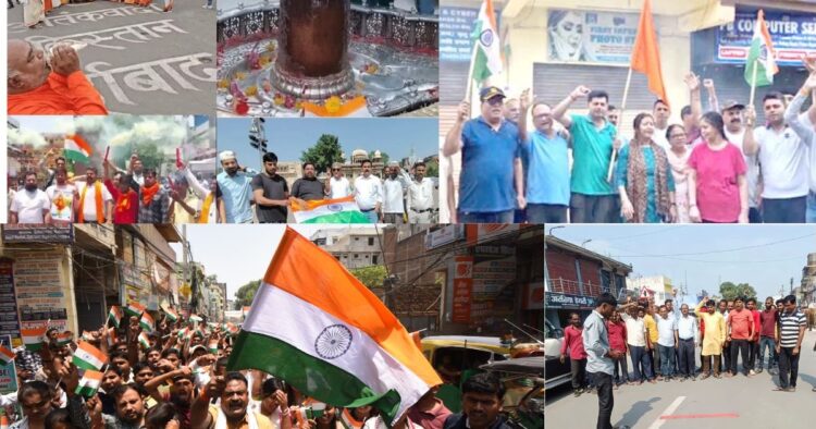 आतंकवादियों पर सर्जिकल स्ट्राइक के बाद देश में जश्न